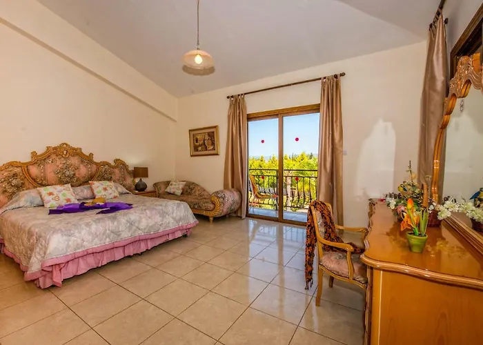 빌라 Androniki Luxury Sea Views Pool Bbq Wifi A/c